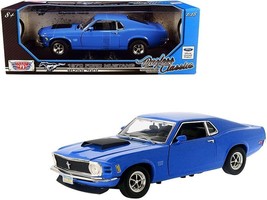 1970 Ford Mustang Boss 429 Dark Blue &quot;Timeless Classics&quot; Series 1/18 Die... - $66.29