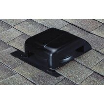 AIR VENT RVG40010 8&quot; Slant Roof Vent, Black - $51.32 CAD