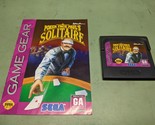 Poker Face Paul&#39;s Solitaire Sega Game Gear Disk and Manual Only - $5.49