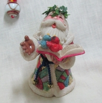 Hallmark Toy Shop Serenade Santa Ornament Porcelain 2000 - $7.95