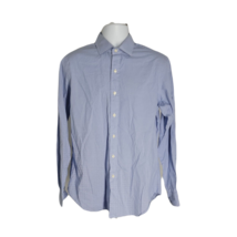Ralph Lauren Button Up Collard Shirt ~ Sz 16 34/35 ~ Blue ~ Long Sleeve - $22.49