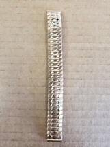 STYLORD USA gold Stainless stretch Band 1970s Vintage Watch Band W127 - $54.89