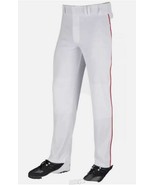 Champro Adult Small Pro Weight Baseball Pants white Red Piping Length Sc... - $39.12 CAD