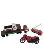 Vintage Tonka 1970s-90s Metal Toy Lot Firetruck Motorcycle Pickup Truck ... - $55.74 CAD