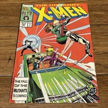 X-Men The Uncanny No. 224 Dec 1987 The Fall Of The Mutants Marvel Comic Book - £8.70 GBP