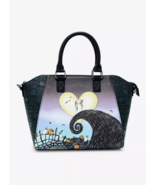 The Nightmare Before Christmas Jack &amp; Sally Heart Moon Satchel Bag - $1,195.72 MXN