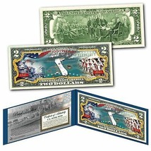 Attack On Pearl Harbor 1941-2021 80th Anniversary Wwii Ship Authentic $2 Bill - $13.98