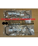 NEW OEM TOYOTA VALVE COVER WASHERS GASKETS SPARK PLUG TUBE SEALS CAM PLU... - £97.32 GBP