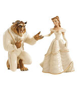 Lenox Disney Beauty and The Beast Figurines Set Belle My Hand Heart Is Y... - $394.00