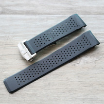 Rubber Strap with deployment clasp for TAG HEUER GRAND CARRERA Watch 22m... - $35.75