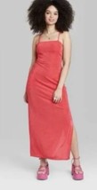 Women&#39;s Lace-Up Back Maxi Bodycon Dress - Wild Fable Red Size XS. NWT. 5 - $17.81