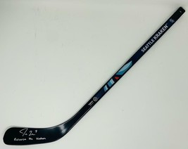 Jordan Eberle Autographed &quot;Release The Kraken&quot; Mini Hockey Stick Fanatics - $139.00