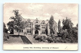 Postcard UDB 1909 University Of Missouri Lowery Hall Dormitory Columbia, MO - £12.44 GBP