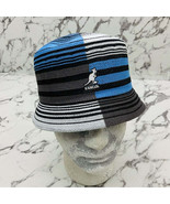 Kangol Digital Stripes Bin Gray | Blue | White | Black Bucket Hat NWT - $98.00