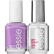 Essie Gel Setter Longwear &amp; Shine Color Kit, Play Date, Bright Purple Nail - £12.97 GBP