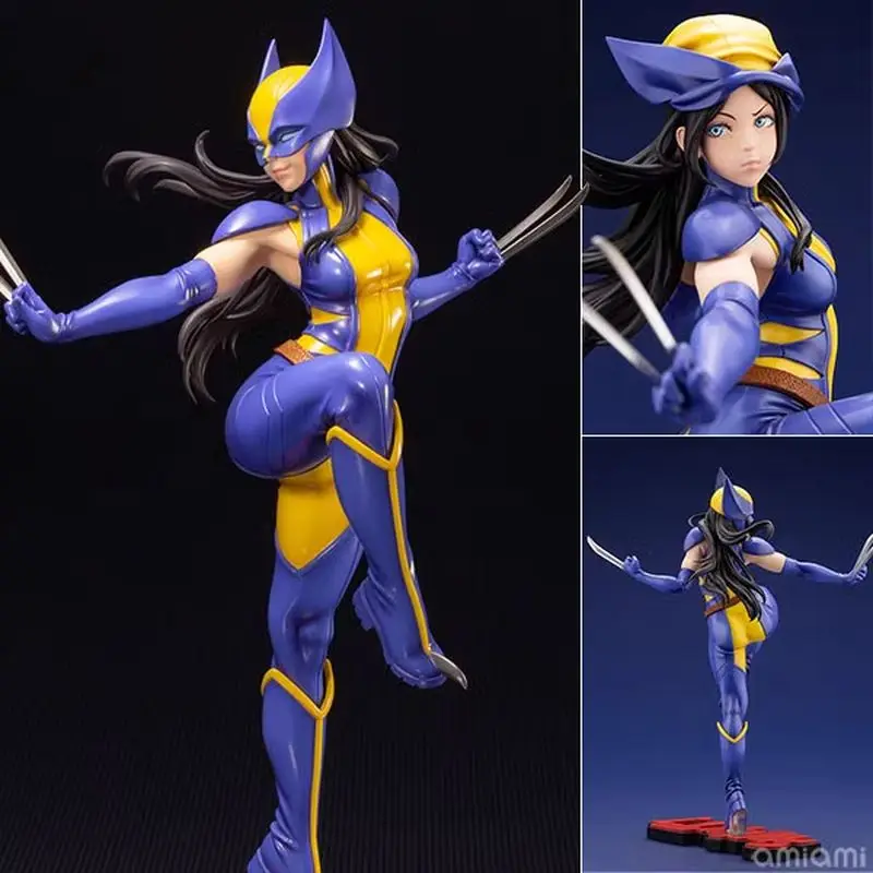 In Stock Original 1/7 Kotobukiya Bishoujo Statue Wolverine Laura Kinney X Men - £154.01 GBP