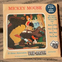 Vintage 1958 View-Master Mickey Mouse B528 3D Cartoon Adventure - £22.88 GBP