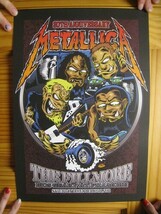 Metallica Poster 30th Anniversary Fillmore 1805 Geary at fillmore Dec 10... - $273.53