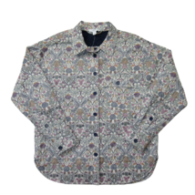 NWT J. Crew Relaxed-fit Quilted Shirt-Jacket in Liberty® Morris Print Floral 2 - £96.22 GBP