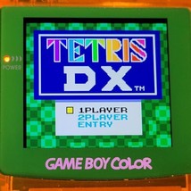 Tetris DX Game Boy Color Nintendo GBC Authentic Saves Cleaned Works - £29.38 GBP