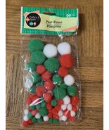 Crafteers Square Pom Poms 90 Count Christmas - $16.10 CAD