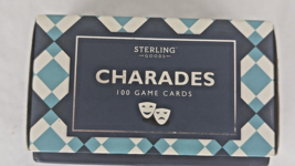 Game. Charades. Sterling Goods. 100 Game Cards. - $7.92