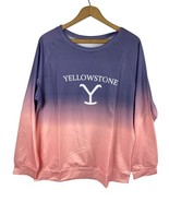 Yellowstone Sweatshirt Pullover 2X XXL Womens TV Show National Park Purp... - $46.39
