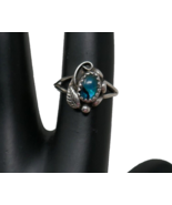 Silver Cloud SC Sterling Silver Labradorite Ring Size 4 - £26.28 GBP