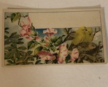 Flowery Calling Card Victorian Trade Card  VTC1 - £4.74 GBP