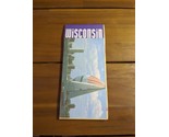 Vintage 1988 Wisconsin Map Brochure - £23.48 GBP