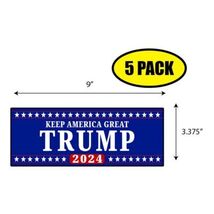 5 PACK 3.375&quot;x9&quot; TRUMP KAG 2024 Sticker Decal Humor Funny Gift TRUMP BS0150 - $11.39 CAD