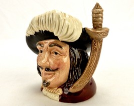 Toby Character Jug, Musketeer Porthos, D6453, Royal Doulton Collectible, #RD-56 - £30.79 GBP