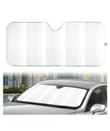 Auto Drive ~ Sun Shade ~ WHITE ~ 28.5 x 63 ~ Universal Fit ~ Folding Acc... - $24.00
