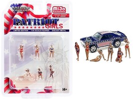 &quot;Patriot Girls&quot; 6 piece Diecast Figurines Set Limited Edition to 4800 pi... - $23.11