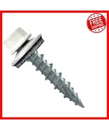 High-Quality Bone White Roofing Screws with EPDM Washers - Corrosion Res... - $968.04 MXN