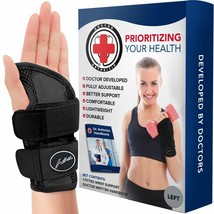 Doctor Developed Lightweight Wrist Support 1 Left glove Single (Black) - £14.88 GBP