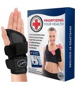 Doctor Developed Lightweight Wrist Support 1 Left glove Single (Black) - $25.61 CAD