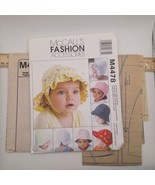 McCalls 4478  Infants Hats Baby/Toddler Bonnets NB - XL Uncut - $5.40