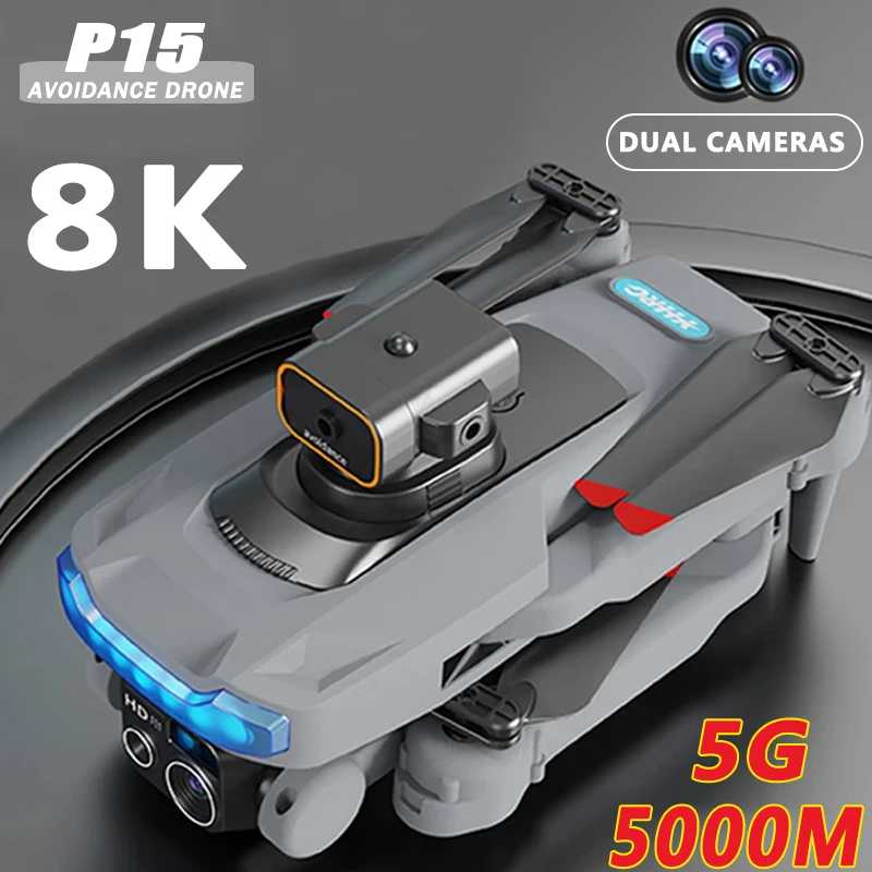 Original Drone P15 Brushless Obstacle Avoidance GPS Automatic Return 4K/... - $44.63+