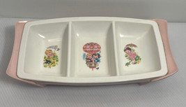 VINTAGE 60’S G.E. HEAT &amp; SERVE BABY FOOD WARMER DISH GE Missing Cord pink - $11.29