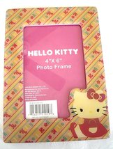  SANRIO Hello Kitty Picture Frame, 4 x 6  Striped Pink - £22.90 GBP