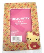  SANRIO Hello Kitty Picture Frame, 4 x 6  Striped Pink - £22.83 GBP