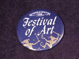 Winsor and Newton Festival of Art Pinback Button, Pin - $7.95