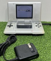 Nintendo DS Original NTR-001 Console w/ Charger - Titanium Silver - Tested READ - £43.86 GBP