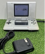 Nintendo DS Original NTR-001 Console w/ Charger - Titanium Silver - Test... - £43.21 GBP