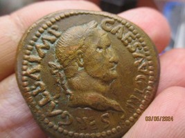 Ancient Ae Sestertius / Medallion Galba Rare , Nice Patina v2 - £151.85 GBP