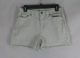 Faded Glory Stretch Women&#39;s White Booty Jeans Shorts Size 6 - $183.66 MXN