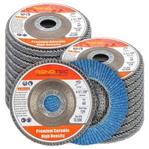 Pro Ceramic Hd Flap Discs, Bevel Type 29 For Sanding, Metalwork Stock And Rust - £38.47 GBP