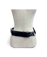 Unisex Black Leather ALYX Belt Size S/M - $128.69