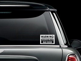 WARNING Tailgaters will get Brake Checked Car Window Sticker Decal US Seller - £5.35 GBP+